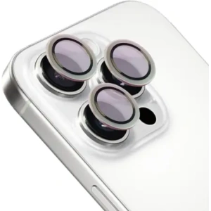 Hurtownia GSM - Sklo tvrzené na aparát s aplikátorem Bizon Glass Snap Lens pro Apple iPhone 16 Pro / 16 Pro Max stříbrné - BIZ8631 - {ean13} - Hurt