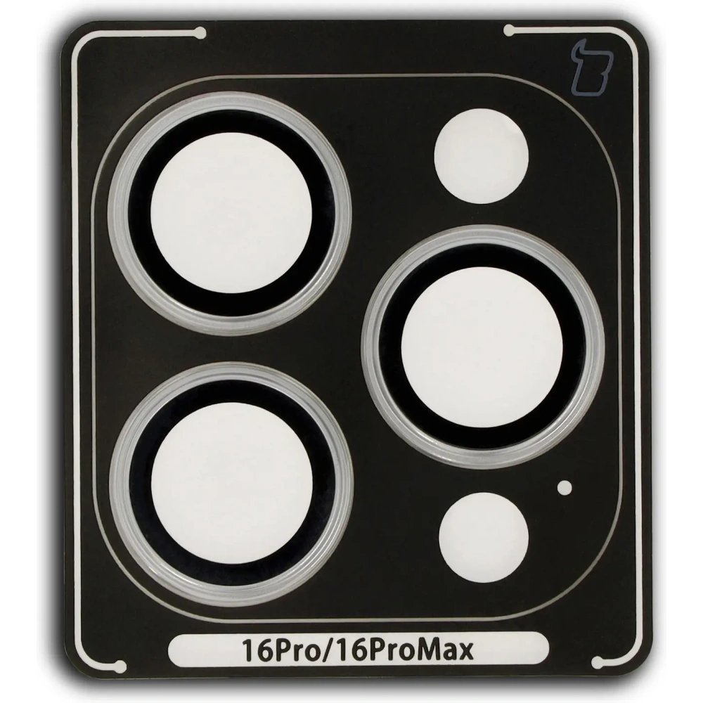 Hurtownia GSM - Sklo tvrzené na aparát s aplikátorem Bizon Glass Snap Lens pro Apple iPhone 16 Pro / 16 Pro Max stříbrné - BIZ8631 - {ean13} - Hurt