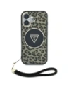Hurtownia GSM - Etui Guess HC IML Leopard Triangle Cord Strap do Apple iPhone 16 MagSafe hnědý - GUE4379 - {ean13} - Hurt