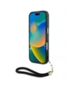 Wholesale Guess HC IML Leopard Triangle Cord Strap Apple iPhone 16 MagSafe black - GUE4380 - {ean13} - Hurt