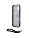 Wholesale Guess HC IML Leopard Triangle Cord Strap Apple iPhone 16 MagSafe black - GUE4380 - {ean13} - Hurt