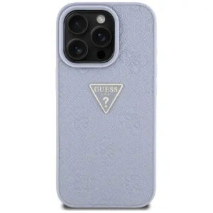 Hurtownia GSM - Etui Guess Hot Stamp 4G Pattern Triangle Metal Logo do Apple iPhone 16 Pro fialová - GUE4381 - {ean13} - Hurt