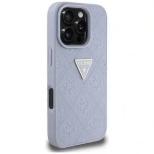 Hurtownia GSM - Etui Guess Hot Stamp 4G Pattern Triangle Metal Logo do Apple iPhone 16 Pro fialová - GUE4381 - {ean13} - Hurt