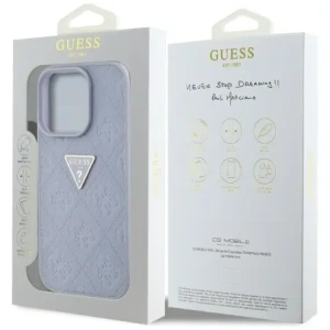 Hurtownia GSM - Etui Guess Hot Stamp 4G Pattern Triangle Metal Logo do Apple iPhone 16 Pro fialová - GUE4381 - {ean13} - Hurt