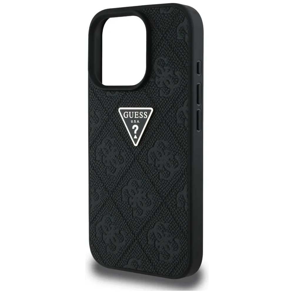 Hurtownia GSM - Etui Guess Hot Stamp 4G Pattern Triangle Metal Logo do Apple iPhone 16 Pro Max czarny - GUE4382 - {ean13} - Hurt