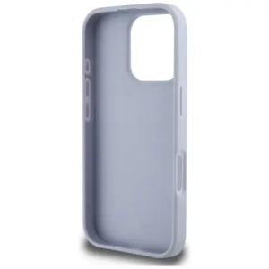 Wholesale Guess Hot Stamp 4G Pattern Triangle Metal Logo Apple iPhone 16 Pro Max purple - GUE4383 - {ean13} - Hurt