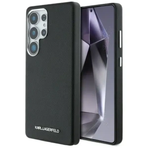 Hurtownia GSM - Karl Lagerfeld Saffiano Voll umschlossenes verlängertes Metall-Logo MagSafe Samsung Galaxy S25 Ultra schwarz - KLD21945 - {ean13} - Hurt