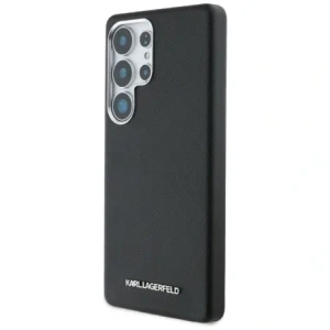 Hurtownia GSM - Karl Lagerfeld Saffiano Voll umschlossenes verlängertes Metall-Logo MagSafe Samsung Galaxy S25 Ultra schwarz - KLD21945 - {ean13} - Hurt