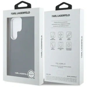 Hurtownia GSM - Karl Lagerfeld Saffiano Voll umschlossenes verlängertes Metall-Logo MagSafe Samsung Galaxy S25 Ultra schwarz - KLD21945 - {ean13} - Hurt