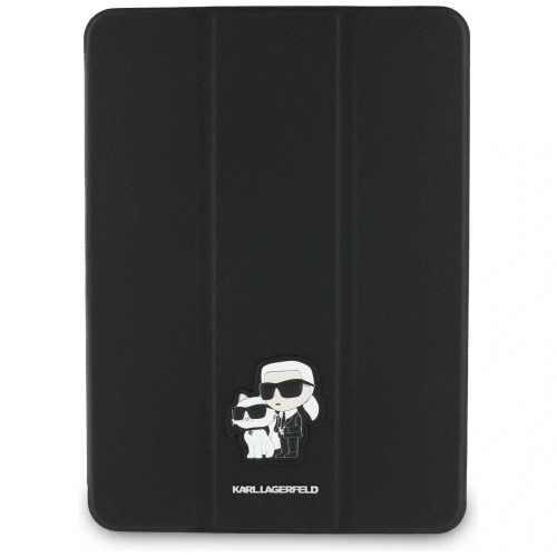 Etui Karl Lagerfeld KLFC11RM24SAKCK Apple iPad Air 11" 2024 (6. generacji) Book Cover Saffiano Magnetic Karl &Choupette czarny/black