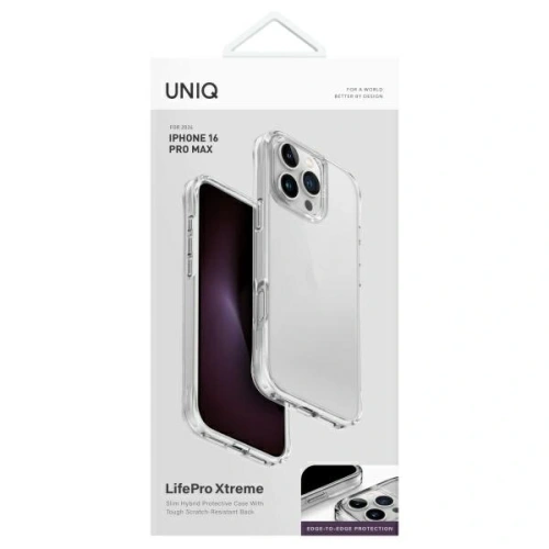 Etui UNIQ LifePro Xtreme Apple iPhone 16 Pro Max przezroczysty/crystal clear