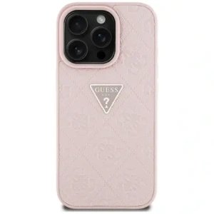 Hurtownia GSM - Etui Guess Hot Stamp 4G Pattern Triangle Metal Logo do Apple iPhone 16 Pro růžový - GUE4385 - {ean13} - Hurt