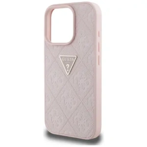 Hurtownia GSM - Etui Guess Hot Stamp 4G Pattern Triangle Metal Logo do Apple iPhone 16 Pro růžový - GUE4385 - {ean13} - Hurt