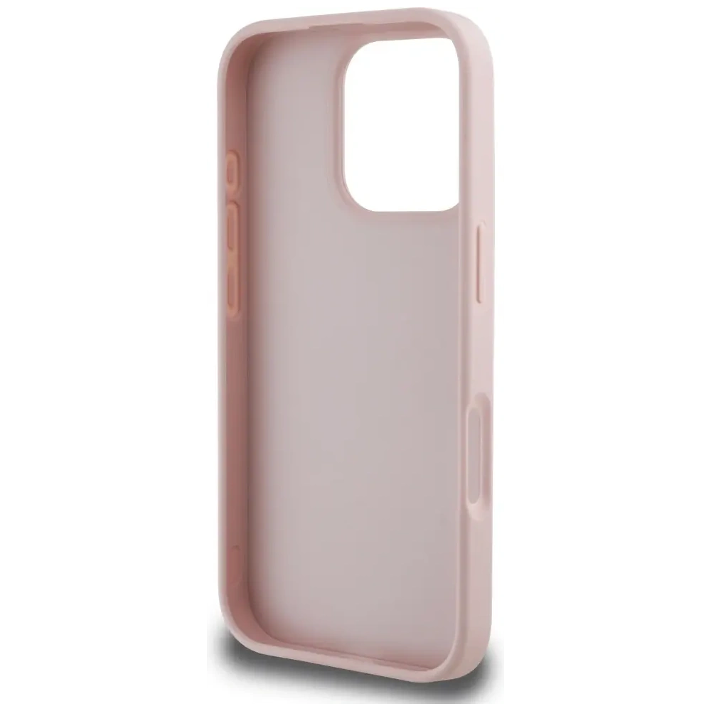 Hurtownia GSM - Etui Guess Hot Stamp 4G Pattern Triangle Metal Logo do Apple iPhone 16 Pro růžový - GUE4385 - {ean13} - Hurt
