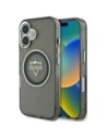 Hurtownia GSM - Guess IML Fém Hegy Logo MagSafe Apple iPhone 16 fekete - GUE4387 - {ean13} - Hurt