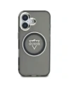 Wholesale Guess IML Metal Mountain Logo MagSafe Apple iPhone 16 black - GUE4387 - {ean13} - Hurt