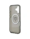 Wholesale Guess IML Metal Mountain Logo MagSafe Apple iPhone 16 black - GUE4387 - {ean13} - Hurt