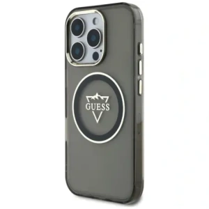 Hurtownia GSM - Etui Guess IML Metal Mountain Logo MagSafe pro Apple iPhone 16 Pro černé - GUE4388 - {ean13} - Hurt