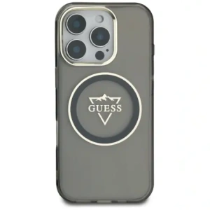 Hurtownia GSM - Etui Guess IML Metal Mountain Logo MagSafe pro Apple iPhone 16 Pro černé - GUE4388 - {ean13} - Hurt