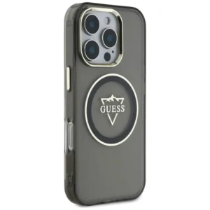 Hurtownia GSM - Etui Guess IML Metal Mountain Logo MagSafe pro Apple iPhone 16 Pro černé - GUE4388 - {ean13} - Hurt