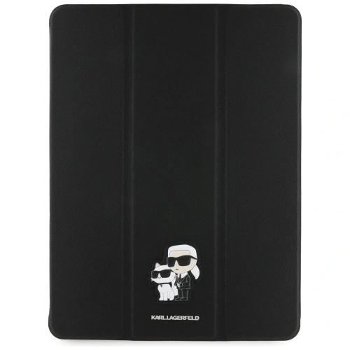 Etui Karl Lagerfeld KLFC13PM24SAKCK Apple iPad Pro 13" 2024 (7. generacji) Book Cover Saffiano Magnetic Karl &Choupette czarny/black