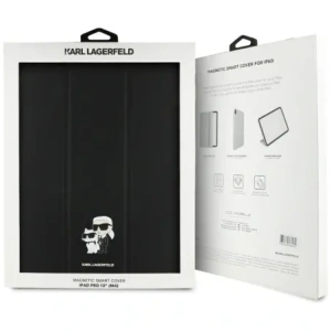 Hurtownia GSM - Etui Karl Lagerfeld KLFC13PM24SAKCK Apple iPad Pro 13" 2024 (7. generace) Book Cover Saffiano Magnetic Karl &Choupette černý/black - KLD21949 - {ean13} - Hurt