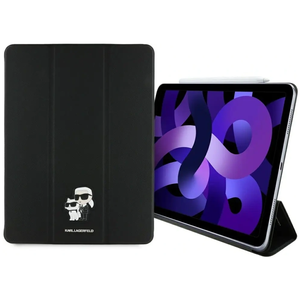 Hurtownia GSM - Karl Lagerfeld KLFC13RM24SAKCK Apple iPad Air 13" 2024 (6 gen) Copertă de carte Saffiano Magnetic Karl & Choupette negru - KLD21950 - {ean13} - Hurt
