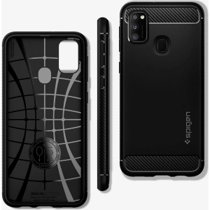 Etui Spigen Rugged Armor Samsung Galaxy M21 Matte Black