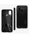 Wholesale Spigen Rugged Armor Samsung Galaxy M21 Matte Black - SPN1111BLK - {ean13} - Hurt