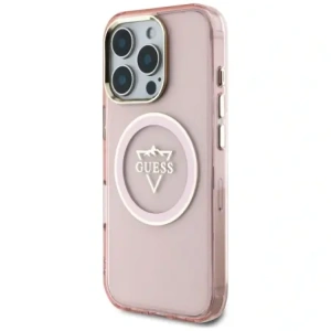 Hurtownia GSM - Etui Guess IML Metal Mountain Logo MagSafe pro Apple iPhone 16 Pro růžové - GUE4391 - {ean13} - Hurt