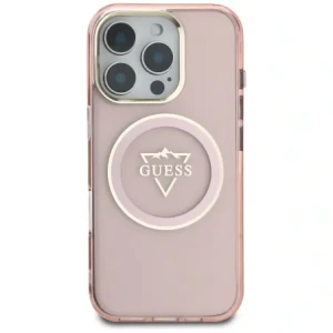 Hurtownia GSM - Etui Guess IML Metal Mountain Logo MagSafe pro Apple iPhone 16 Pro růžové - GUE4391 - {ean13} - Hurt