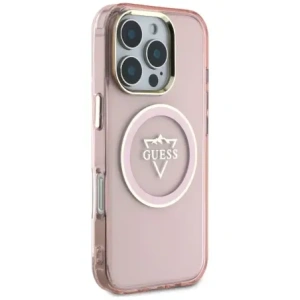 Hurtownia GSM - Etui Guess IML Metal Mountain Logo MagSafe pro Apple iPhone 16 Pro růžové - GUE4391 - {ean13} - Hurt