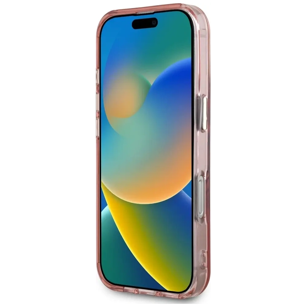 Hurtownia GSM - Etui Guess IML Metal Mountain Logo MagSafe pro Apple iPhone 16 Pro růžové - GUE4391 - {ean13} - Hurt