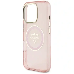 Hurtownia GSM - Etui Guess IML Metal Mountain Logo MagSafe pro Apple iPhone 16 Pro růžové - GUE4391 - {ean13} - Hurt