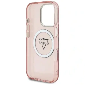 Hurtownia GSM - Etui Guess IML Metal Mountain Logo MagSafe pro Apple iPhone 16 Pro růžové - GUE4391 - {ean13} - Hurt