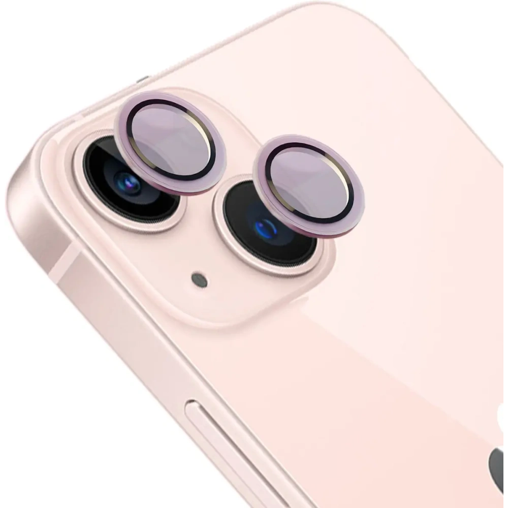 Hurtownia GSM - Bizon Glass Snap Lens Apple iPhone 13 / 13 Mini světle růžový rám - BIZ8633 - {ean13} - Hurt