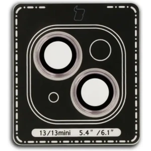 Hurtownia GSM - Bizon Glass Snap Lens Apple iPhone 13 / 13 Mini világos rózsaszín keret - BIZ8633 - {ean13} - Hurt