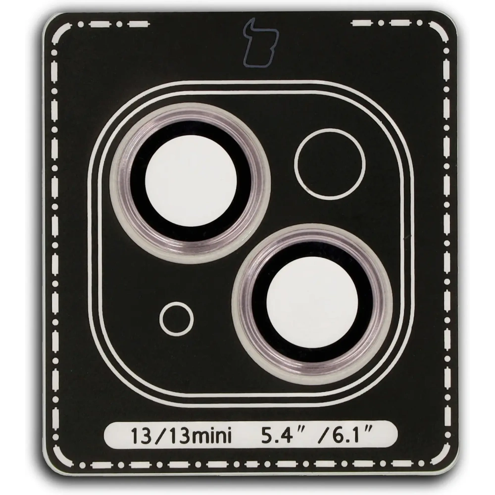 Hurtownia GSM - Bizon Glass Snap Lens Apple iPhone 13 / 13 Mini ramă roz deschis - BIZ8633 - {ean13} - Hurt