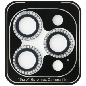 Hurtownia GSM - Guess BP Rhinestone 2v1 set tvrzeného skla + ochranného filtru Apple iPhone 16 Pro Max stříbrný - GUE4394 - {ean13} - Hurt