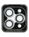 Hurtownia GSM - Guess set BP Rhinestone 2in1 sticlă securizată + protecție lentilă Apple iPhone 16 Pro Max argintiu - GUE4394 - {ean13} - Hurt