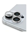 Hurtownia GSM - Guess set BP Rhinestone 2in1 sticlă securizată + protecție lentilă Apple iPhone 16 Pro Max argintiu - GUE4394 - {ean13} - Hurt