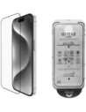 Guess set BP Rhinestone 2in1 sticlă securizată + protecție pentru lentile Apple iPhone 16 Pro Max aurie