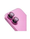 Wholesale Bizon Glass Snap Lens Apple iPhone 16 / 16 Plus pink frame - BIZ8635 - {ean13} - Hurt
