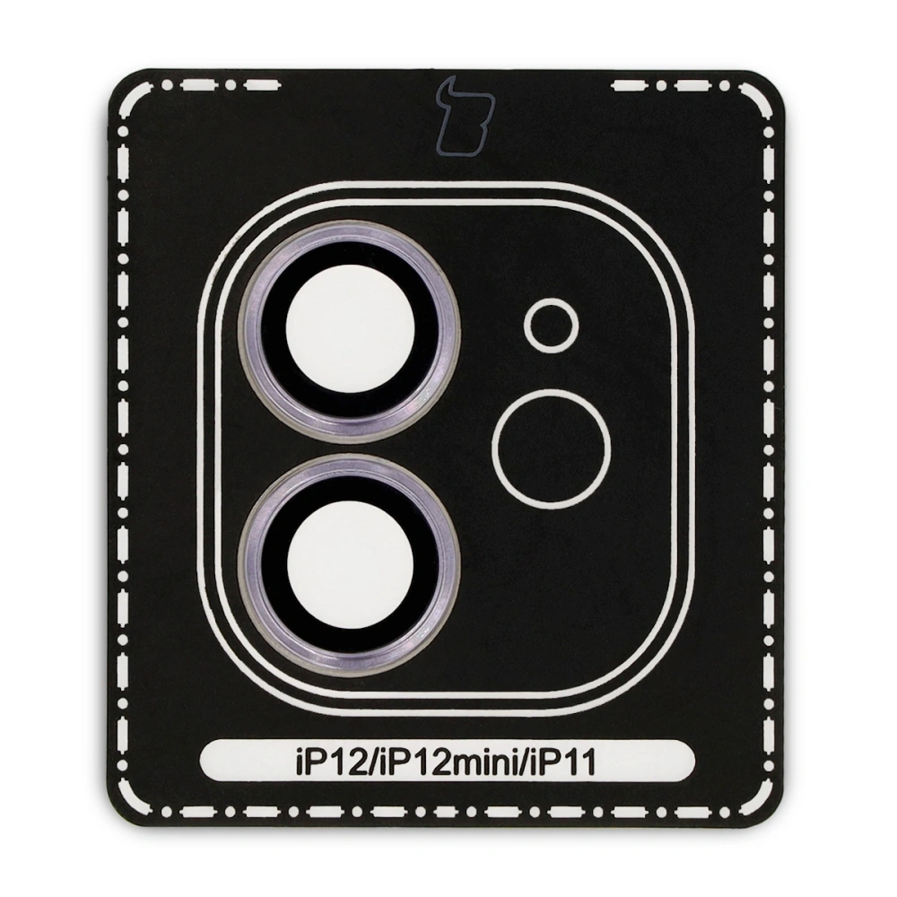 Hurtownia GSM - Bizon Glass Snap Lens Apple iPhone 12 / 12 Mini / 11 fialový rám - BIZ8637 - {ean13} - Hurt