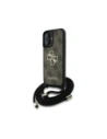 Guess 4G Nagy Logó Kábel Tartó Crossbody Apple iPhone 16 Plus barna