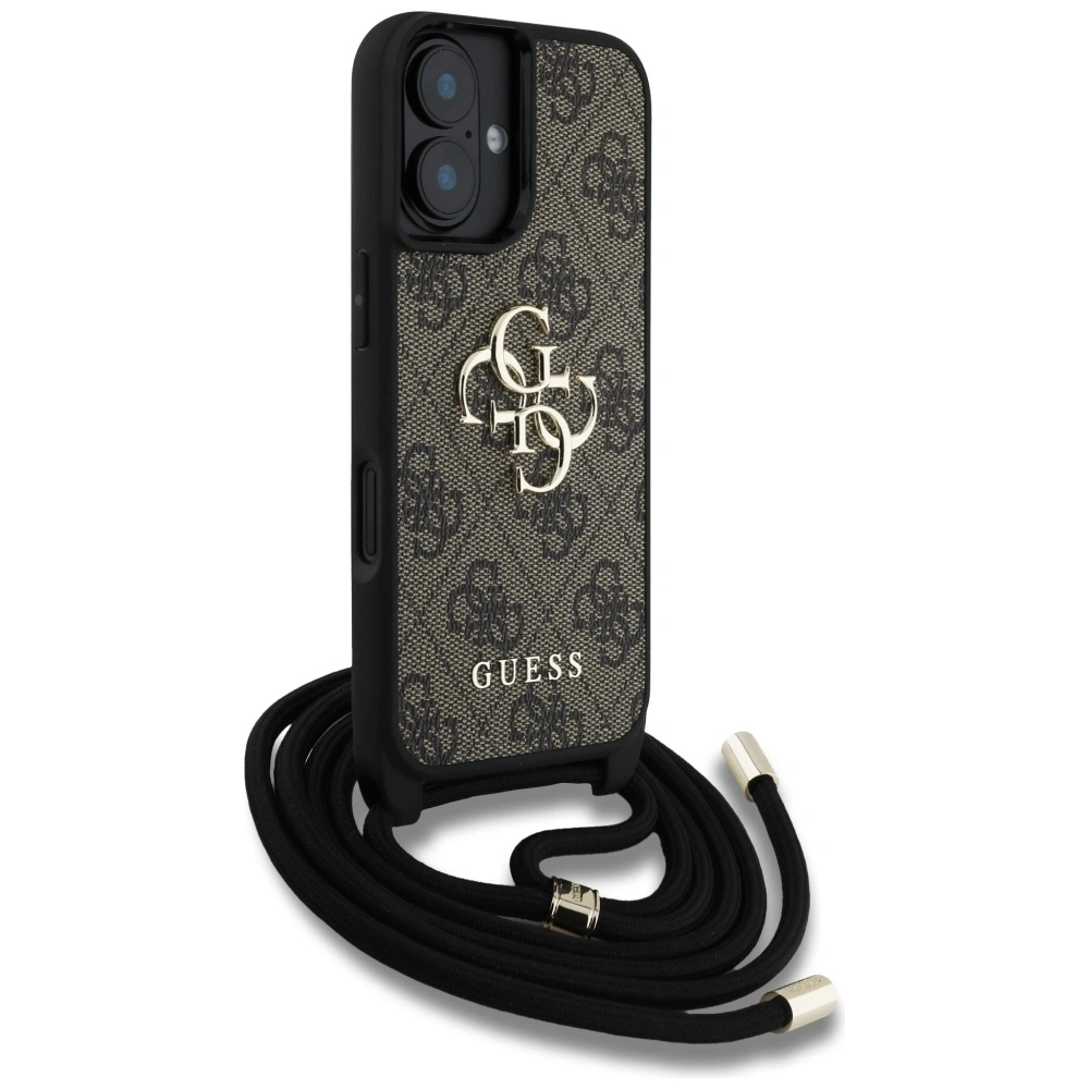 Hurtownia GSM - Guess 4G Big Logo Cord Stap Crossbody Apple iPhone 16 Plus braun - GUE4398 - {ean13} - Hurt