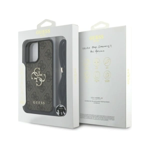 Hurtownia GSM - Guess 4G Big Logo Cord Stap Crossbody Apple iPhone 16 Plus braun - GUE4398 - {ean13} - Hurt
