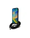 Wholesale Guess 4G Big Logo Cord Stap Crossbody Apple iPhone 16 Plus black - GUE4399 - {ean13} - Hurt