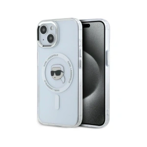 Hurtownia GSM - Karl Lagerfeld IML Metal Karl Head MagSafe Apple iPhone 15 Plus alb - KLD21952 - {ean13} - Hurt