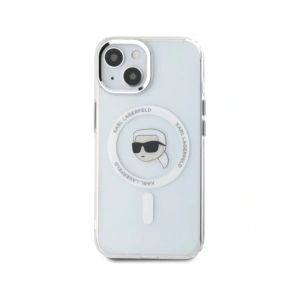 Hurtownia GSM - Karl Lagerfeld IML Metal Karl Head MagSafe Apple iPhone 15 Plus alb - KLD21952 - {ean13} - Hurt